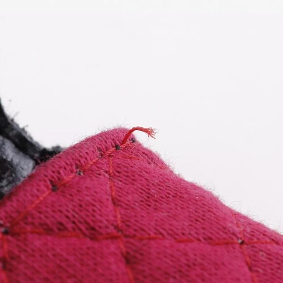 CHANEL Chain pouch Shoulder Bag micro pink cotton Women - Picture 3 of 9